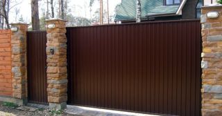 Купить откатные ворота консольные Юбилейный, цена от 2785 руб.